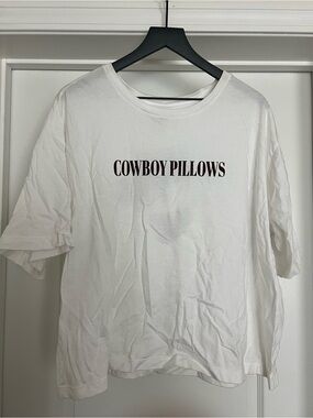 COWBOY PILLOWS Graphic Tee in White